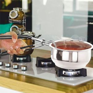 Promotion : Pince de levage pour plats de four en acier inoxydable, ustensile polyvalent, avec pinces à revêtement vinyle pour plaques chaudes Pakkad - Product Image 4