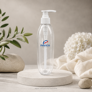 Botella de Plástico PET Transparente de 230 ml con Bomba para Champú, Gel de Ducha, Loción, Fabricante de Envases Cosméticos en Vietnam - Product Image 5