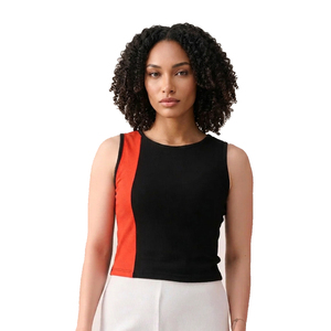<b>Women's</b> Ribbed Crop Tank Top Casual Summer Wear Tank Top <b>Women</b> Jogging Wear Short Tank Tops - Product Image 1