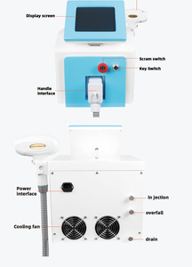 ระบบกำจัดขนพลังงานสูง 808 นาโนเมตร สามความยาวคลื่น พร้อมพลังงาน 2000 วัตต์ และขนาดจุด 10-20 มม. สำหรับใช้ในร้านเสริมสวย - Product Image 6