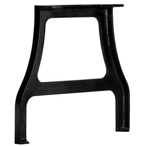 Juego de 2 patas para mesa de centro de hierro fundido negro mediano - Product Image 4