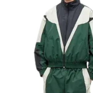 Mens Colorblock Windbreaker Tracksuit Lightweight <b>Zip</b> <b>Up</b> <b>Jacket</b> And Elastic Jogger Pants Set Custom OEM Sportswear Streetwear - Product Image 2