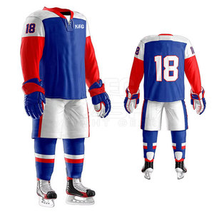 Ensemble Maillot et Pantalon de Hockey sur Glace pour Hommes, Coupe Personnalisée, Tissu Respirant, Service OEM pour Équipes/Clubs et Joueurs Individuels - Product Image 2