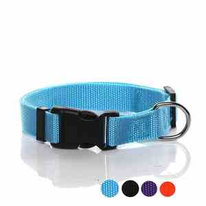 Suministros para mascotas, Collar de perro Martingale personalizado con hebilla, Collar básico de nailon para perro, accesorios de nailon para mascotas - Product Image 1