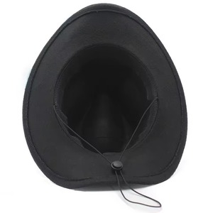 Chapeau de cowboy en cuir de vachette, design léger et haut de gamme, chapeau de voyage décontracté en cuir pour l'extérieur, fabrication professionnelle - Product Image 2