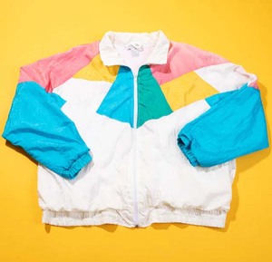 Casual Spring Vintage Sports Breathable Windbreaker Quick Dry Mesh Lining Colorful Side Pockets Water Resistant anorak - Product Image 1