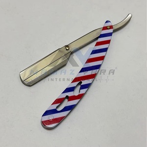 Stainless Steel Straight <b>Swing</b> Lock Barber Razor Folding Replaceable Blade Holder for Safe Face Beard Shaving Professional - Product Image 3