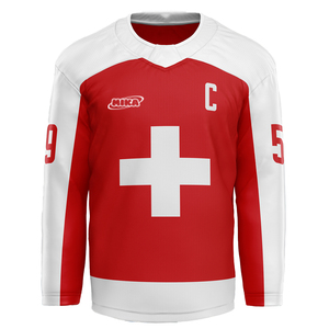 Último Diseño de Jersey de Hockey sobre Hielo Sublimado, Uniforme de Hockey Personalizado en Blanco para Unisex - Product Image 5