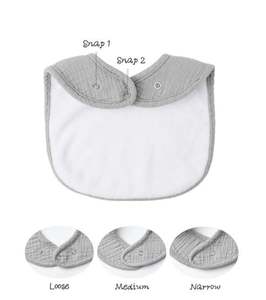 Bavoirs pour bébé 100% coton doux et absorbant pour nouveau-nés et tout-petits - Product Image 3