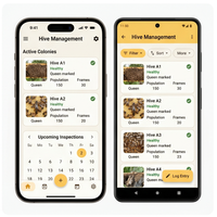 RoyalCraft Enterprise, Aplicación Móvil Híbrida para Gestión de Colmenas y Alertas Meteorológicas para Apicultura, Compatible con IOS/Android/Linux/Mac - En Stock