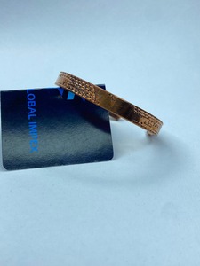 Brass <b>Copper</b> Cuff <b>Bracelet</b> Wholesale Adjustable Handmade Supplier Bulk Gold Plated Vintage Magnet Stone Wedding - Product Image 6