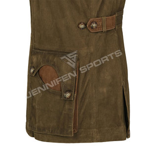 Chaleco de Viaje Multibolsillos para Hombre, Resistente al Viento, de Alta Calidad, para Caza, Pesca y Escalada, en Cuero Vacuno Genuino - Product Image 3