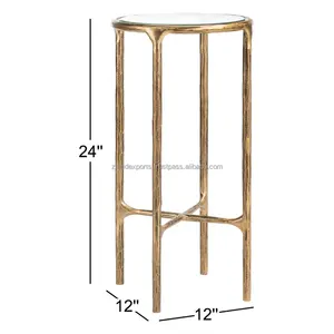 Wholesale Gold-Tone Metal Coffee <b>Table</b> Coastal Design Christmas Modern Furniture Supplier Export Grade Premium Furniture - Product Image 2