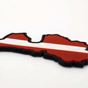 Parches de Goma de PVC Suave Personalizados OEM con Logotipo en Relieve 3D |   Parches Termoadhesivos de Lona de Alta Calidad para Ropa - Product Image 3