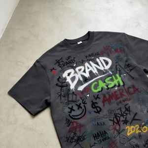 Camiseta de Hombre Casual, Estilo Hip Hop, Cuello Redondo, Estampado, Lavado Ácido, Secado Rápido, 100% Algodón, de la Mejor Calidad, Superventas - Product Image 3