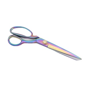 Ciseaux de tailleur 10'' en acier inoxydable avec revêtement en titane, ciseaux de couture professionnels en acier inoxydable pour la coupe des tissus - Product Image 5