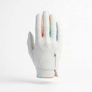 Gant de golf en cuir Cabretta INJAE de qualité supérieure, main gauche, fermeture auto-agrippante, anti-UV, respirant, fentes pour les doigts, adhérence sécurisée, léger - Product Image 1