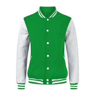 Chaqueta Varsity de Lona con Doble Botonadura y Cuello Alto para Hombre, Personalizable con Logotipo, Transpirable, Estilo Casual Urbano, Venta al Por Mayor de Primavera - Product Image 4