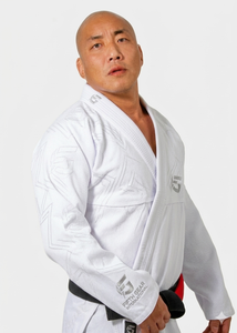 Ligero brasileño Jiu Jitsu Gi BJJ traje de competición personalizado Kimono uniforme de entrenamiento OEM Pakistán - Product Image 4