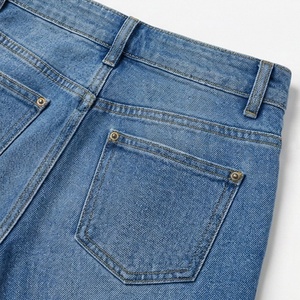 Fashion Women High Rise <b>Denim</b> Shorts Customized Color <b>Stretch</b> Fabric Jeans Side Split Pants Summer Casual Streetwears - Product Image 5