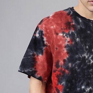 Camisetas de Cuello Redondo para Hombre, al por Mayor, con Logotipo Personalizado, Tie Dye, de Alta Calidad, 100% Algodón Poliéster, Transpirables, Estilo Urbano, Artículos de Alta Rotación - Product Image 4
