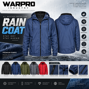 Impermeable Unisex para Adultos, Duradero, Moderno, de EVA, para Senderismo Ecológico, con Botones Rectangulares y Cordón Ajustable - Product Image 6