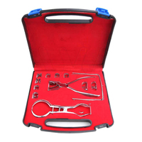 Pinces de contention dentaire en acier inoxydable léger et de haute qualité, 11 pièces, instruments chirurgicaux réutilisables, kit dentaire pour endodontie