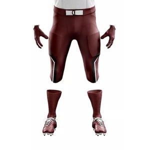Nuevo Conjunto de Uniformes de Fútbol Americano, Estilo Moderno, Logotipo Frontal Impreso de Alta Calidad, Manga Corta, Ropa Deportiva de Poliéster, Servicio OEM - Product Image 3