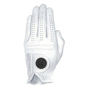 Gant de golf unisexe Vantrex blanc en cuir Cabretta, à doigts complets, anti-UV, antidérapant, à enfiler, pour la main gauche, sport - Product Image 3