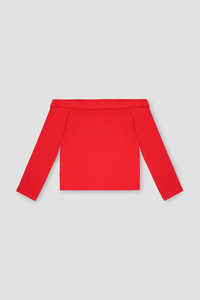 Camiseta Corta Roja de Moda para Mujer, Hecha en Pakistán con el Mejor Material, Estilo Desenfadado, Camiseta para Mujer en Venta en Línea - Product Image 3