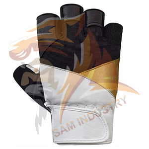 High Quality Neoprene Sports <b>Weight</b> Lifting <b>Gloves</b> Anti-slip Padded Half Fingers Gym Training <b>Gloves</b> For Sale - Product Image 4