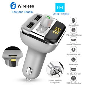 Trasmettitore FM Wireless per Auto con Doppia Porta USB, Chiamate in Vivavoce e Lettore MP3 3.4A per Kit Auto Bluetooth - Product Image 2