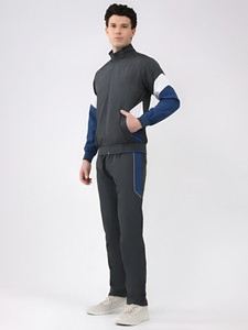 Conjunto Deportivo para Hombre, Diseño con Bloques de Color, Transpirable, de Poliéster, Informal, para Correr, Corte Regular, con Bolsillos Laterales - Product Image 2