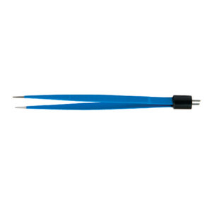 Pinces bipolaires chirurgicales bleues réutilisables 16 cm pour salle d'opération, certifiées CE, classe I, instrument manuel - Product Image 3