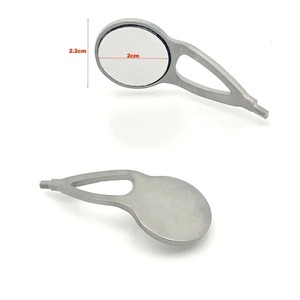 BAFA SURGICAL INSTRUMENTS BSI-MM-204 Espejo Bucal Dental Reutilizable Antivaho de Rodio, Reflectores Orales con Agarre Ergonómico Negro - Product Image 4