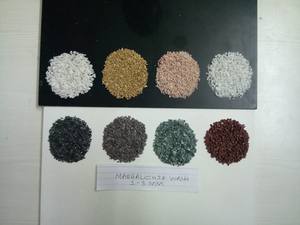 Copeaux de marbre brun cerise pour sols en terrazzo extérieurs, utilisation en vrac, gravier et pierre concassée, application MMArt moderne - Product Image 6