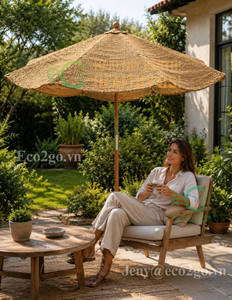 Sombrilla Premium de Fibra de Coco para Hoteles, Resorts, Comedores al Aire Libre y Jardines Eco2go Vietnam - Product Image 2