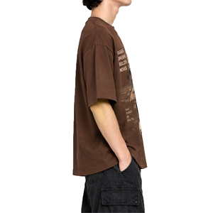 T-shirts pour hommes à imprimé graphique, coupe décontractée, t-shirts décontractés tendance - Product Image 2