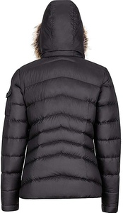 Customizable Women's 100% Sheep Skin Winter Jacket High Quality Breathable Knitted Hood Embroidered Logo Outdoor Pearl Stripe - Product Image 6