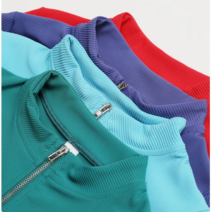 Conjunto de Yoga de 2 Piezas, Leggings de Cintura Alta y Top Deportivo, Ropa Deportiva Activa Elástica de Spandex/Nylon sin Costuras - Product Image 5