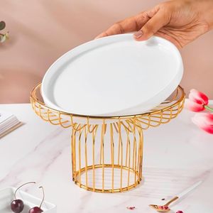 Metal <b>Cake</b> <b>Stand</b> Buffet Food Serving <b>Stand</b> Elegant Dessert Display <b>Stand</b> for Parties Weddings Home Decor - Product Image 5