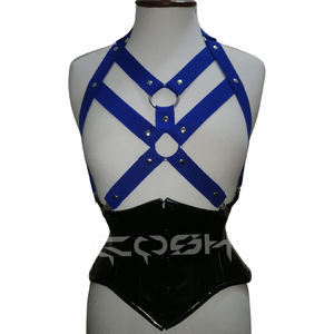 สายรัดหน้าอกแบบยืดหยุ่น สไตล์โกธิค ลายดาว สายรัดตัว ชุดชั้นใน อุปกรณ์เสริม ผู้จำหน่าย - Product Image 6