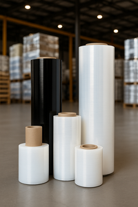 Film étirable industriel manuel en rouleau jumbo transparent adhésif pour emballage en gros - Product Image 2