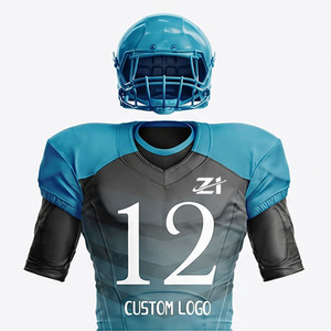 Uniformes de football américain sur mesure pour adultes, de haute qualité, respirants, grande taille, manches courtes, nouvelle arrivée, vente chaude - Product Image 4