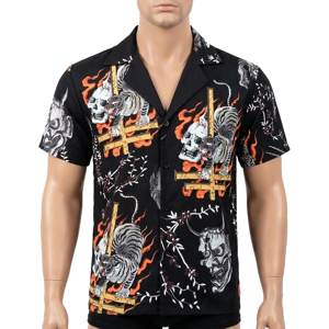 Hawaiian Beach Solid Dress Shirt High Street Style Breathable Quick Dry 100% Polyester Broadcloth Summer Season Compatible ODM - Product Image 2