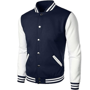 Chaqueta Varsity Personalizada con Logotipo Bordado, Chaqueta de Béisbol de Lana de Alta Calidad - Product Image 3
