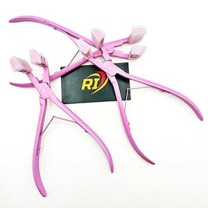 Pince à ruban adhésif à pointe plate en acier inoxydable REVAMP INTERNATIONAL, usage commercial, écologique, multifonction, outil pour extensions de cheveux - Product Image 2