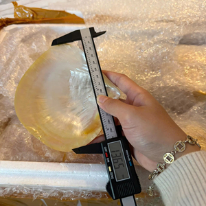 ถาดเปลือกหอยมุกขัดเงา งานฝีมือ จานเปลือกหอยธรรมชาติ จานใส่ไข่ปลาคาเวียร์สุดหรู ของที่ระลึก ของขวัญ ขายส่ง ราคาพิเศษ - Product Image 1