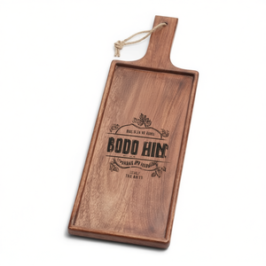 ถาดเสิร์ฟไม้ทนทานพร้อมลายพิมพ์ สำหรับชา กาแฟ ขนม หรืออาหารเช้า ถาดตกแต่งห้องครัว - Product Image 2