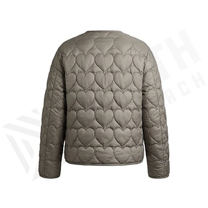 Hooded Quilted Waterproof <b>Bubble</b> Jacket Black Full Sleeve Winter Windproof Cotton Shell Knitted Fabric Polyester Filling Stand - Product Image 2